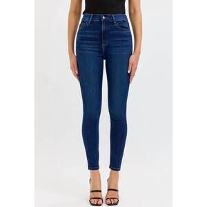 NEW CELLO high rise skinny jeans in dark denim